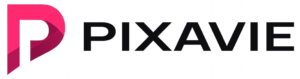 logo pixavie noir